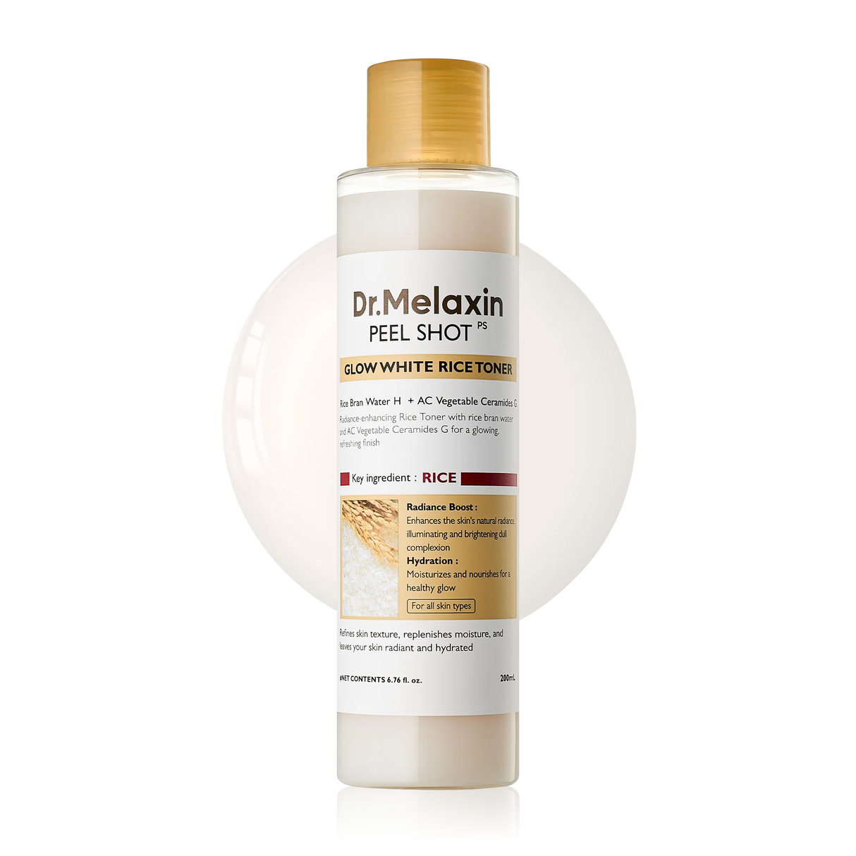 Dr.Melaxin Tônico de Arroz Peel Shot Glow