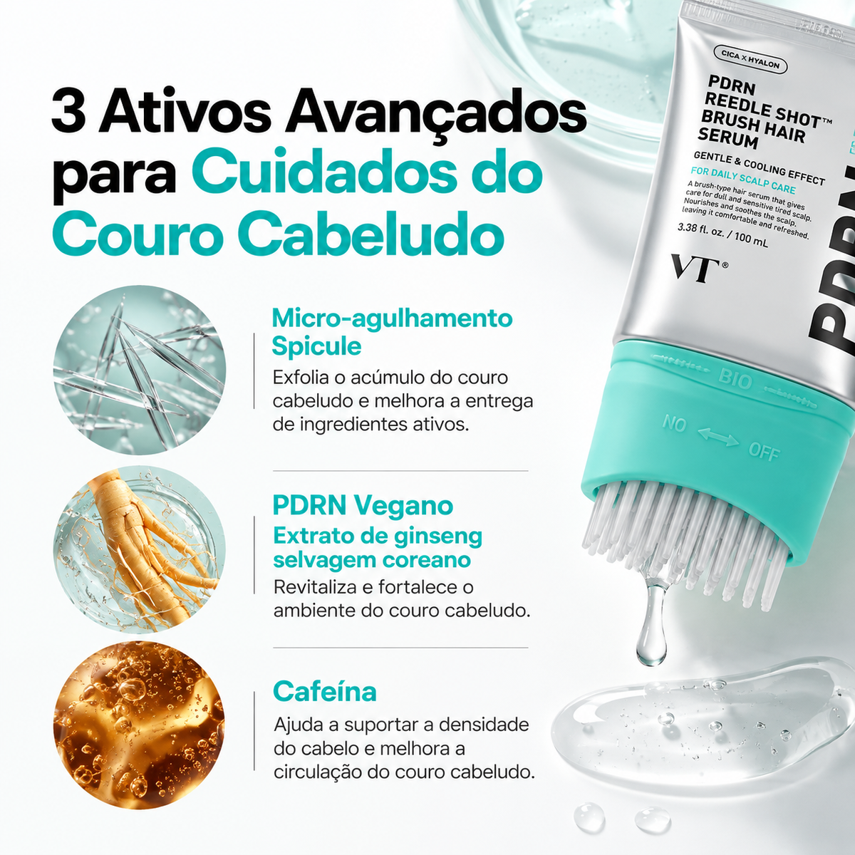 Sérum capilar Vt Cosmetics PDRN REEDLE SHOT