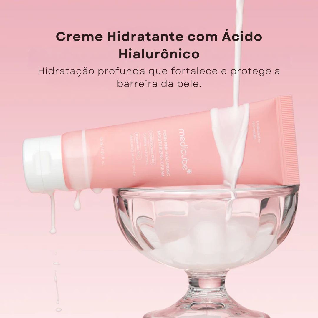 Hidratação intensa com peptídeos e colágeno