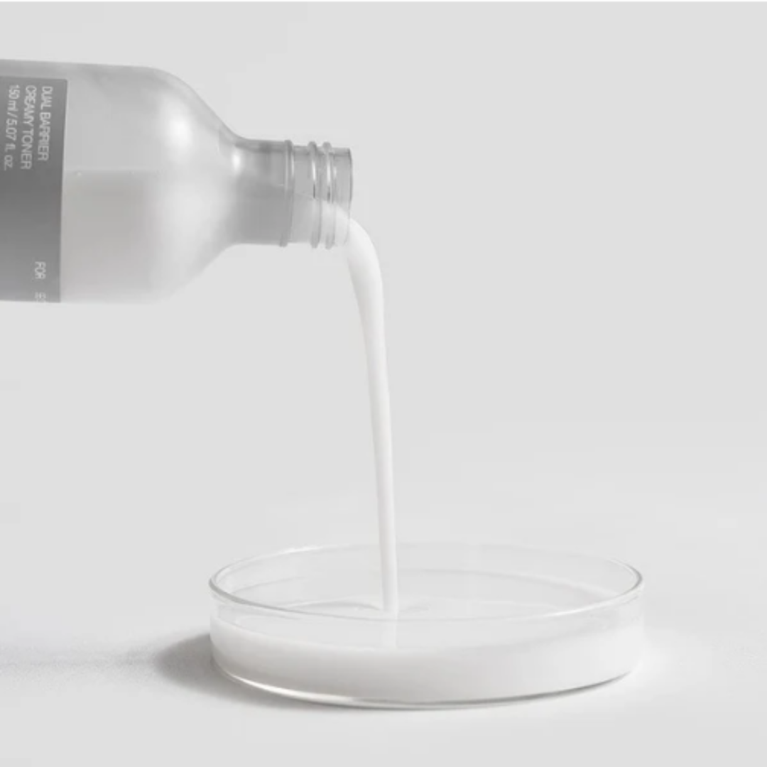 Tônico cremoso de dupla barreira