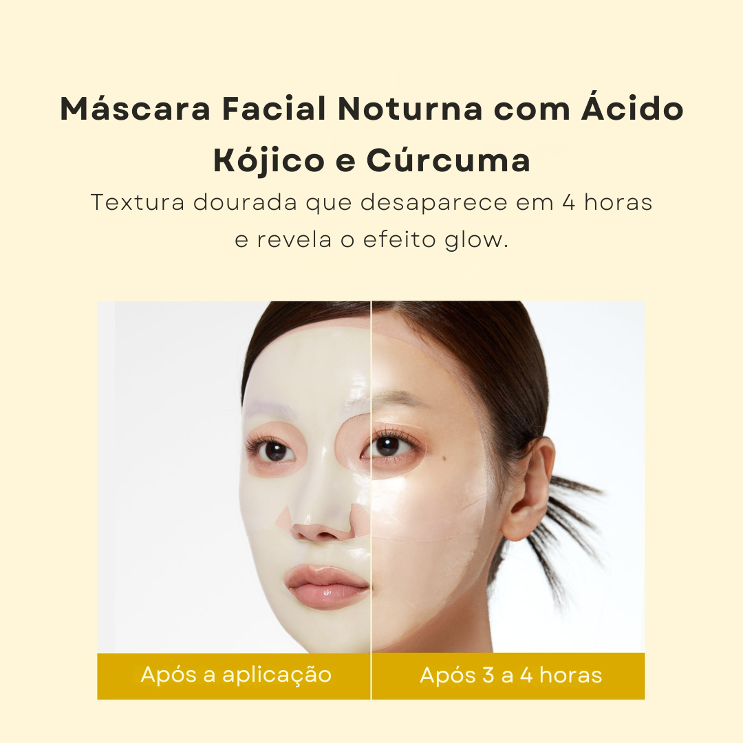 Tratamento noturno com efeito glass skin