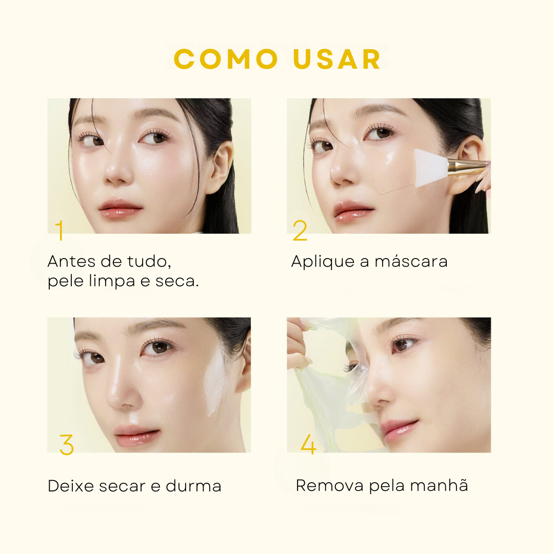 Máscara de gel Medicube para tom uniforme