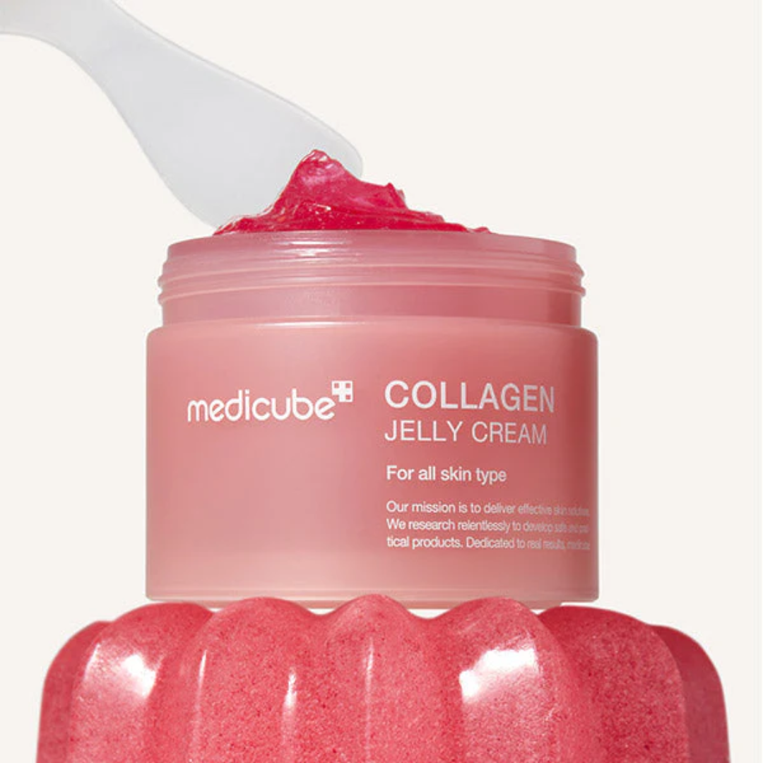 Skincare coreano com colágeno e niacinamida