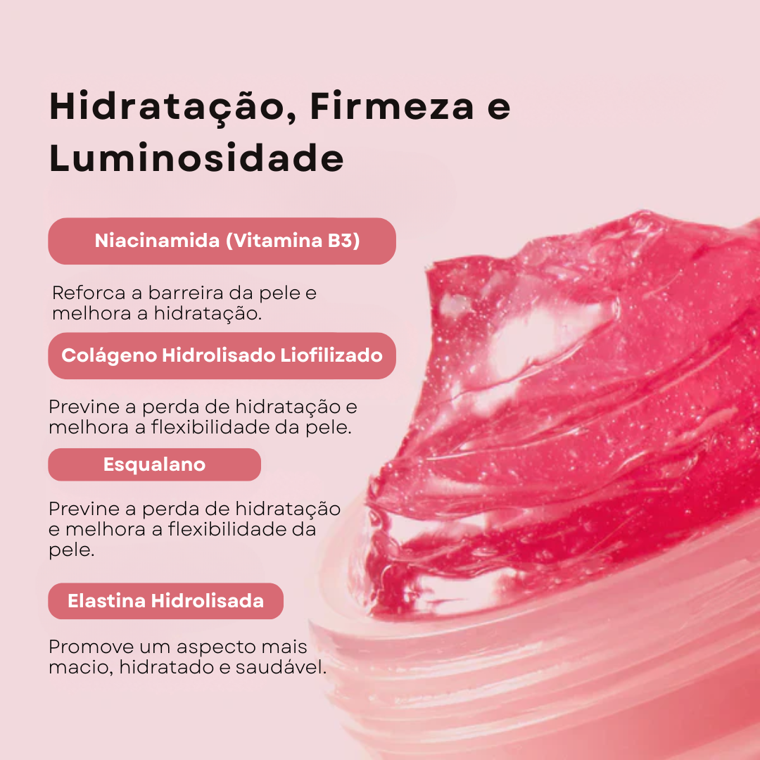 Creme gel firmador com colágeno