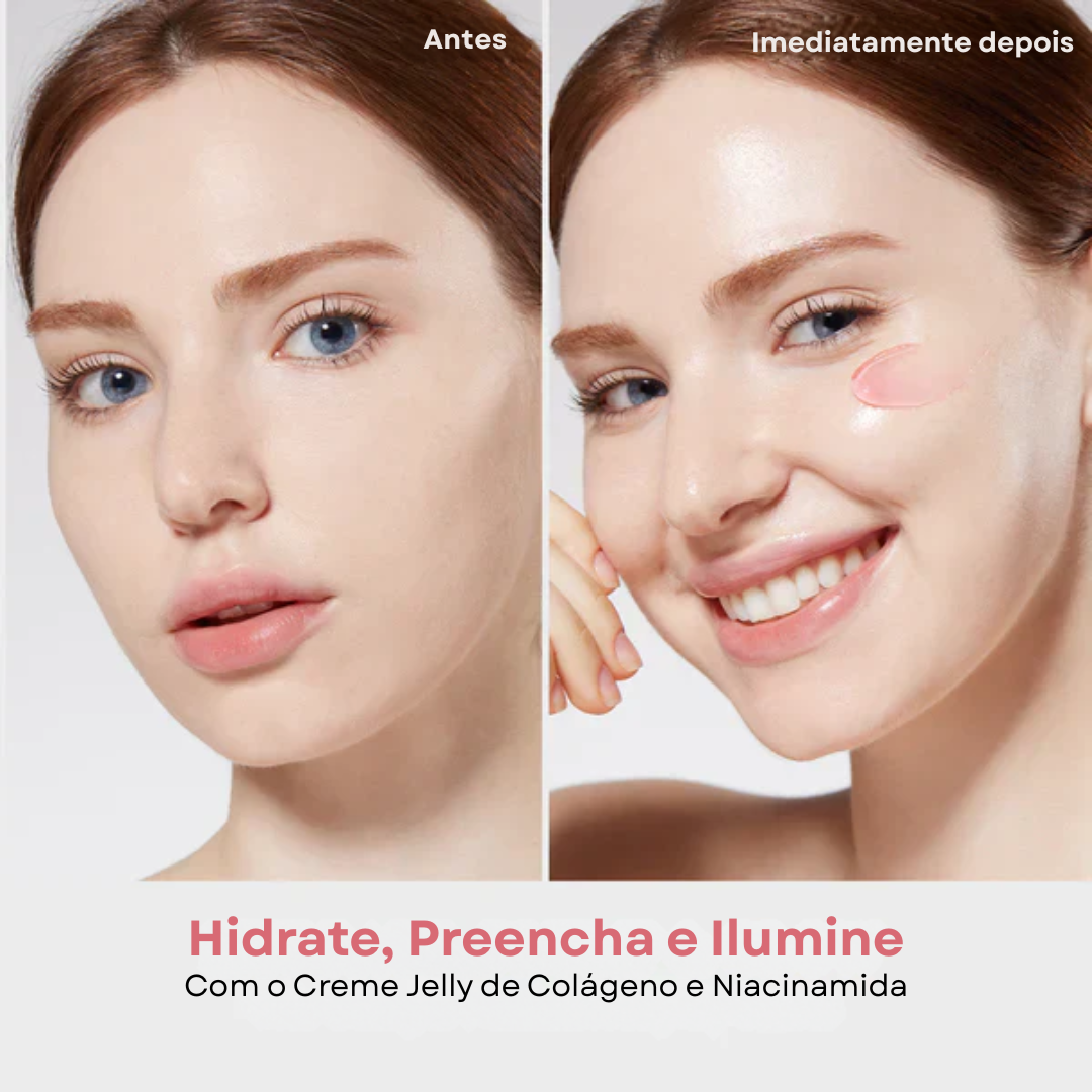 Creme facial firmeza e brilho com niacinamida