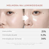 Sérum hidratante com colágeno e textura leitosa

