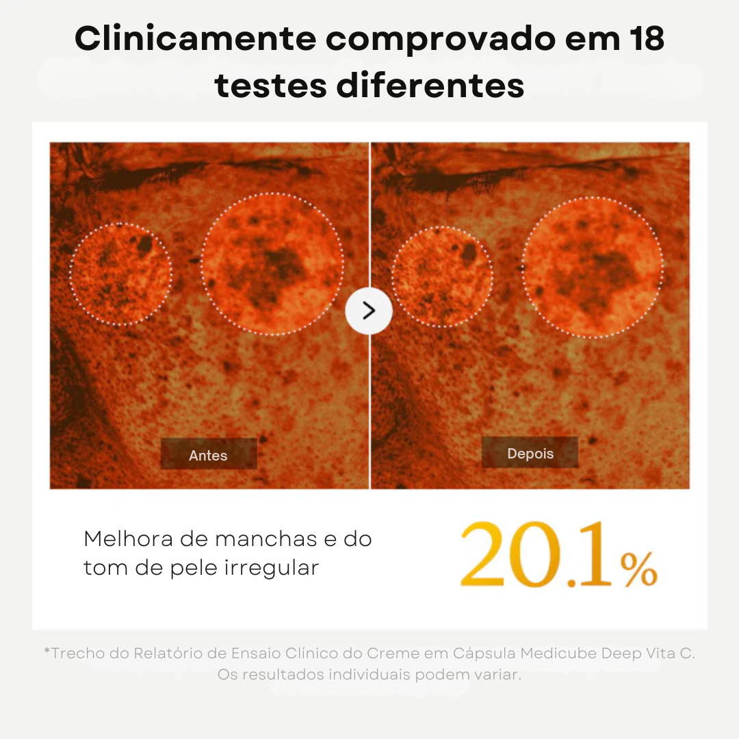 Tratamento antioxidante com cápsulas de vitamina C