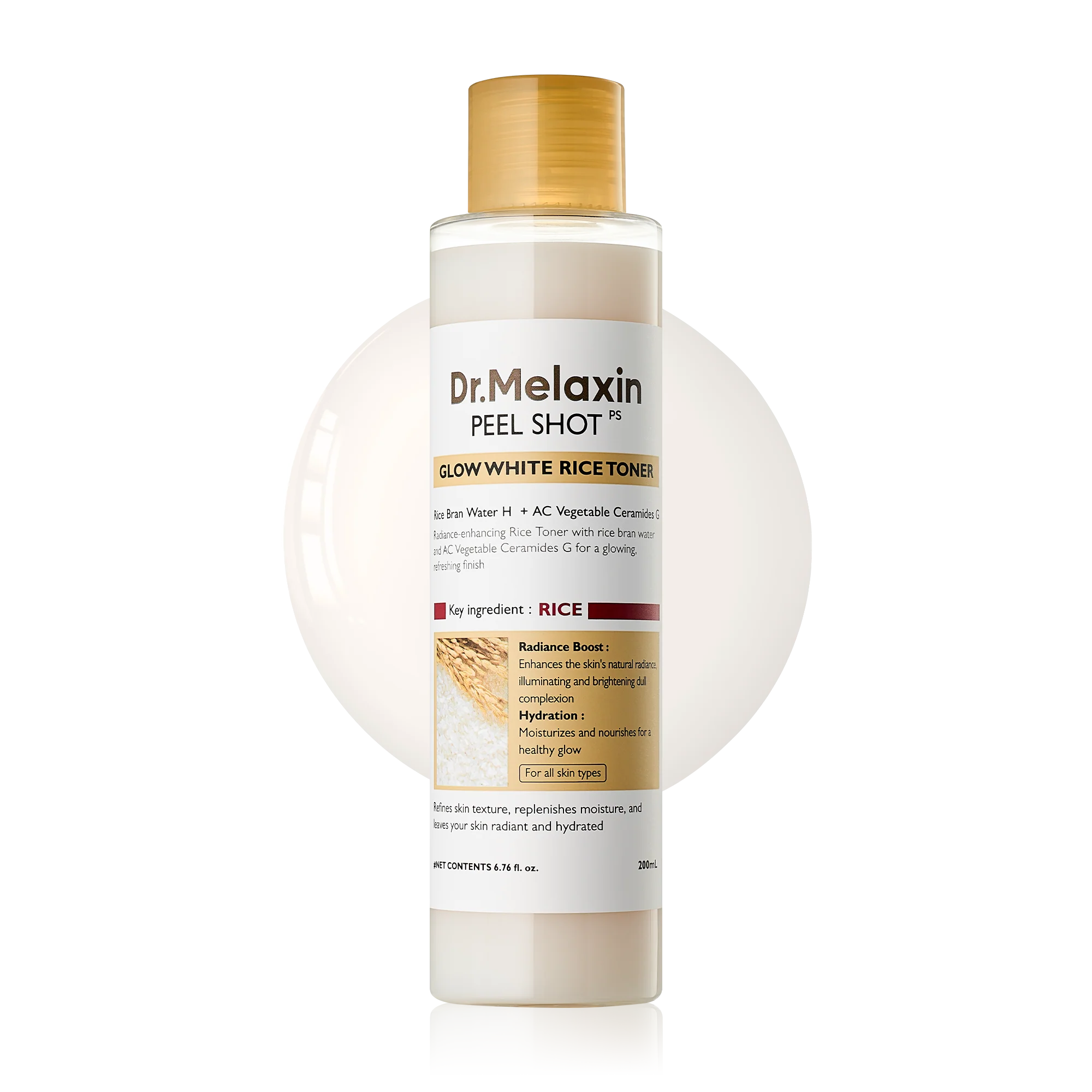 Dr.Melaxin Tônico de Arroz Peel Shot Glow