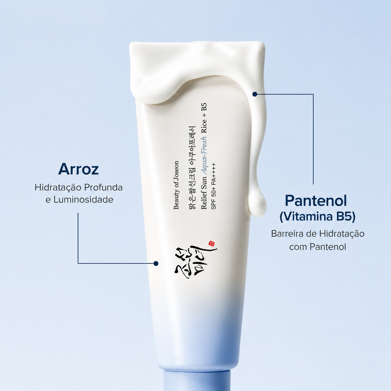 Beauty of Joseon Rice + B5 - Protetor Solar Facial Hidratante FPS50+ PA++++