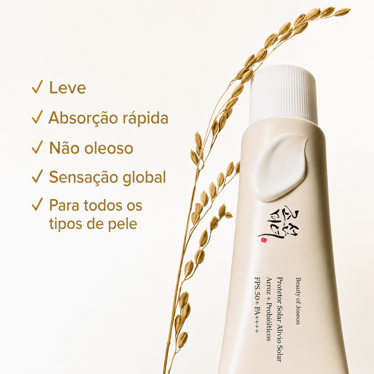 Beauty of Joseon Rice + Probiotics - Protetor Solar Facial FPS50+ PA++++