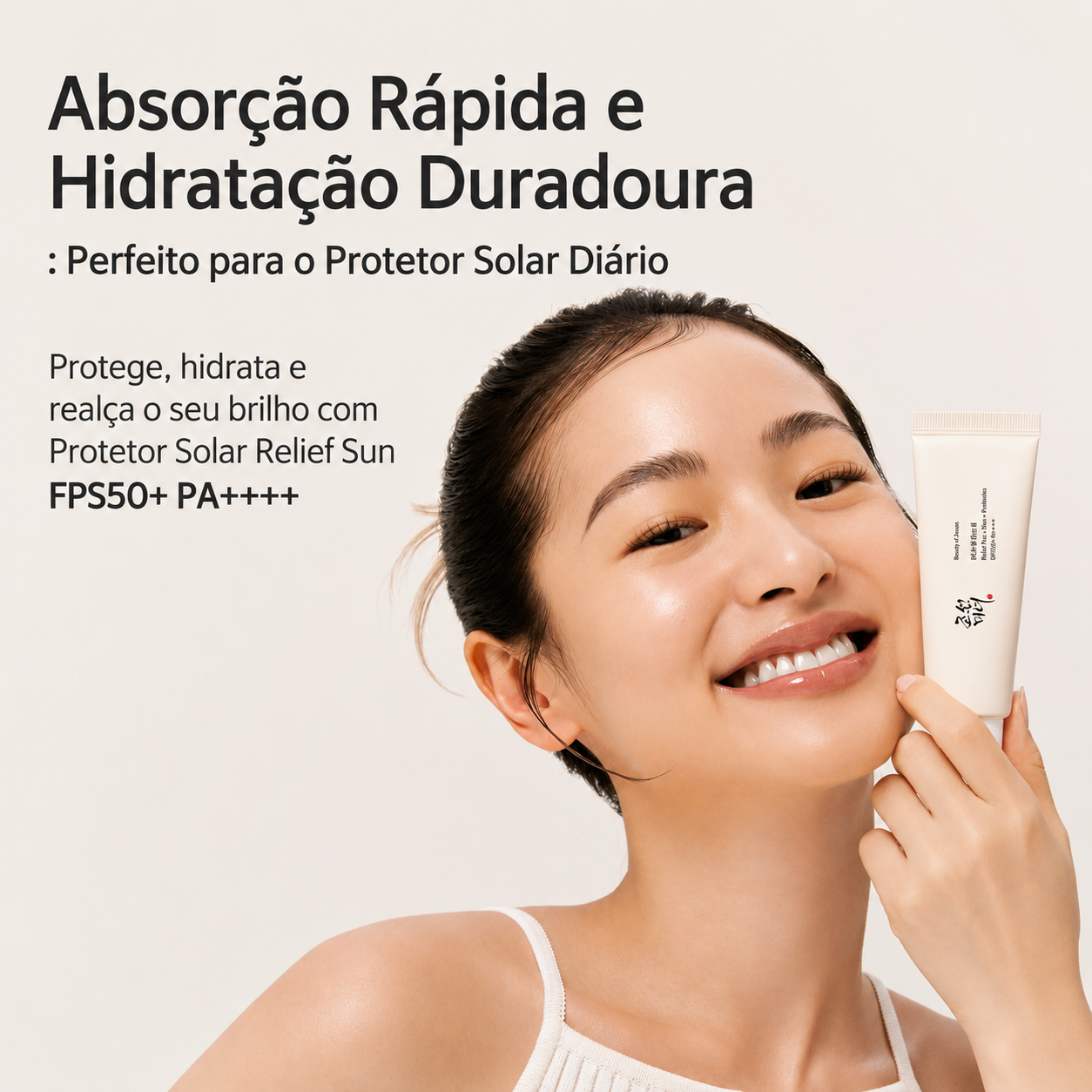 Beauty of Joseon Rice + Probiotics - Protetor Solar Facial FPS50+ PA++++