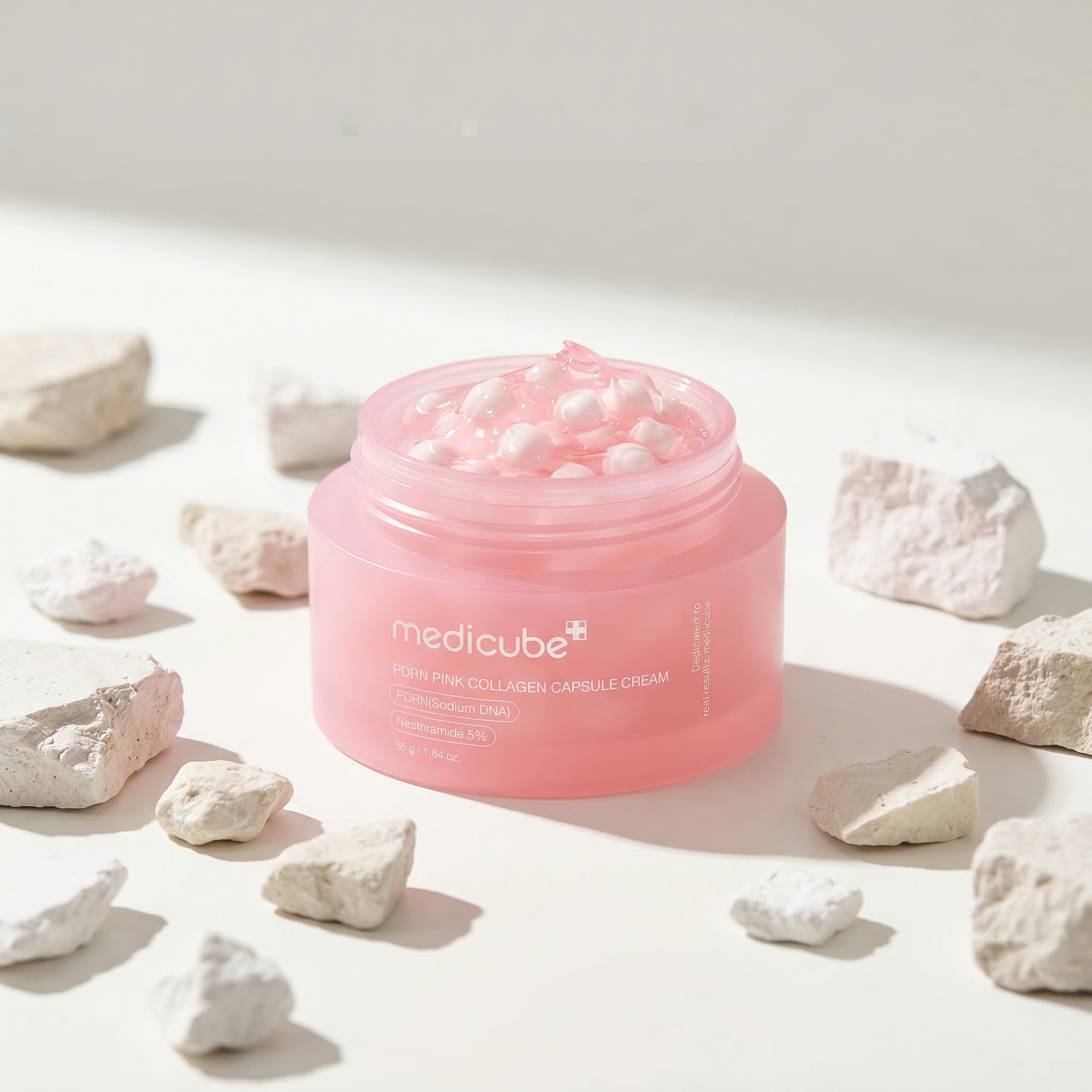 Creme Cápsulas PDRN Colágeno Rosa – Firmeza e Glow – Olenna Beauty