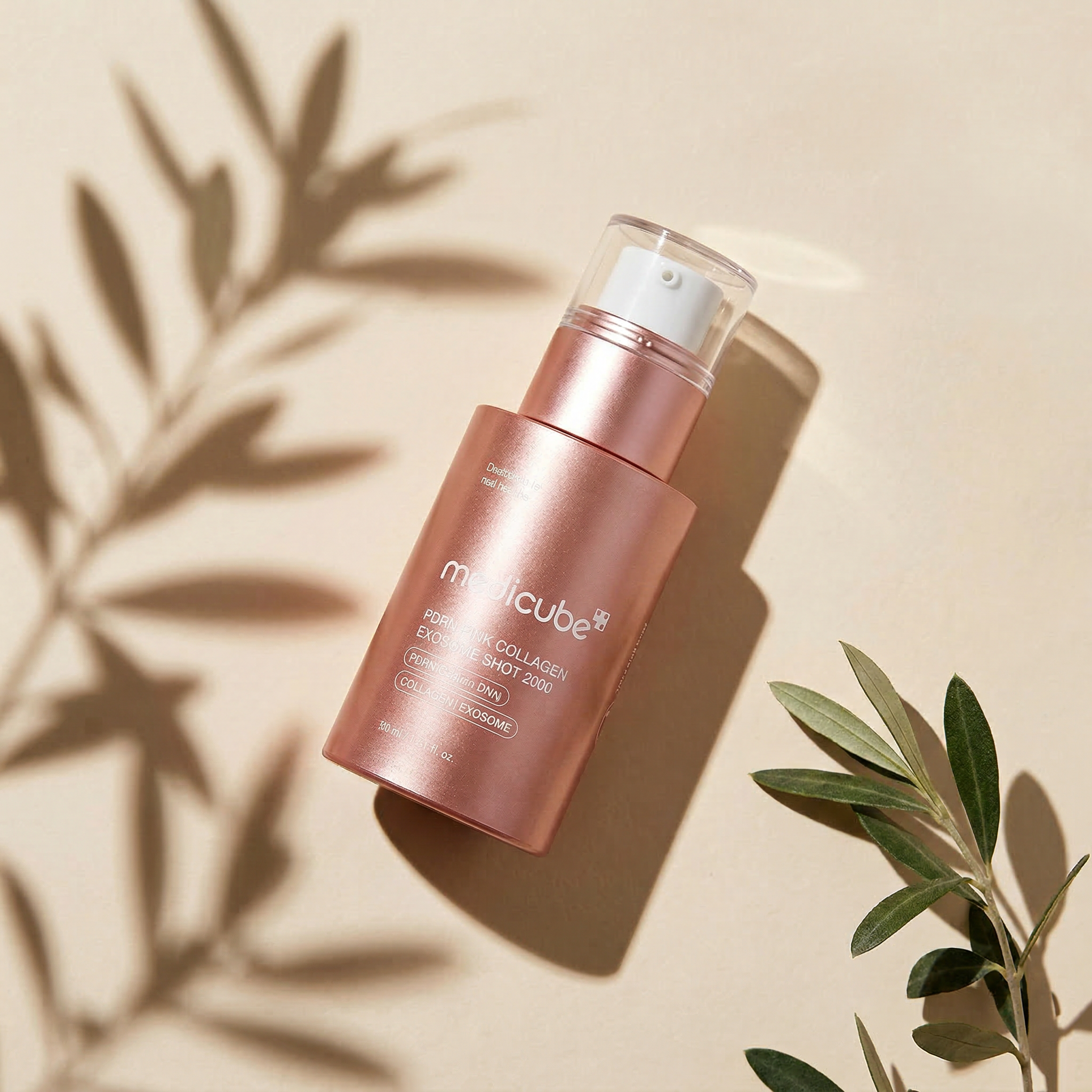 Soro Shot PDRN Collágeno Rosa – Firmeza e Glow – Olenna Beauty