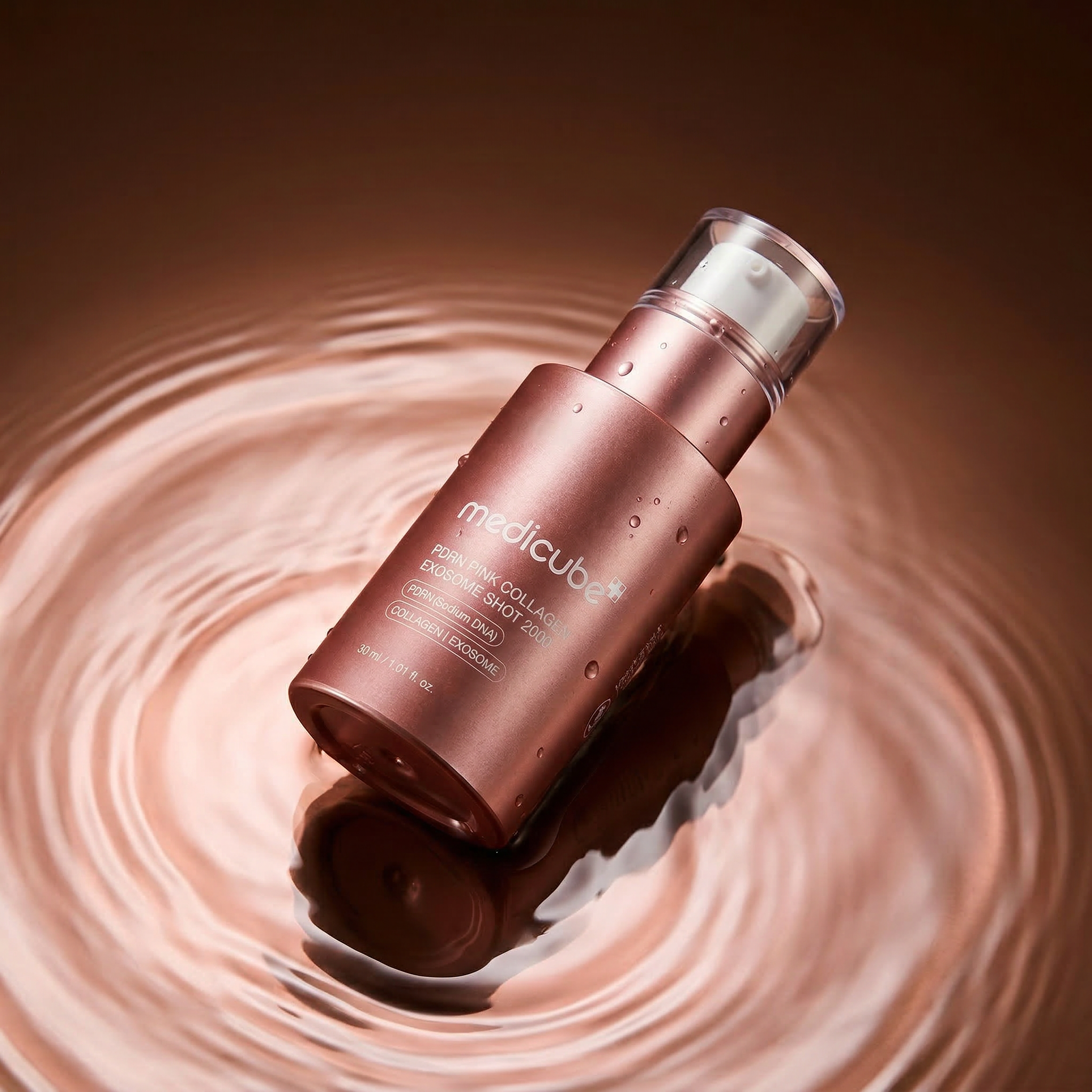 Soro Shot PDRN Collágeno Rosa – Firmeza e Glow – Olenna Beauty